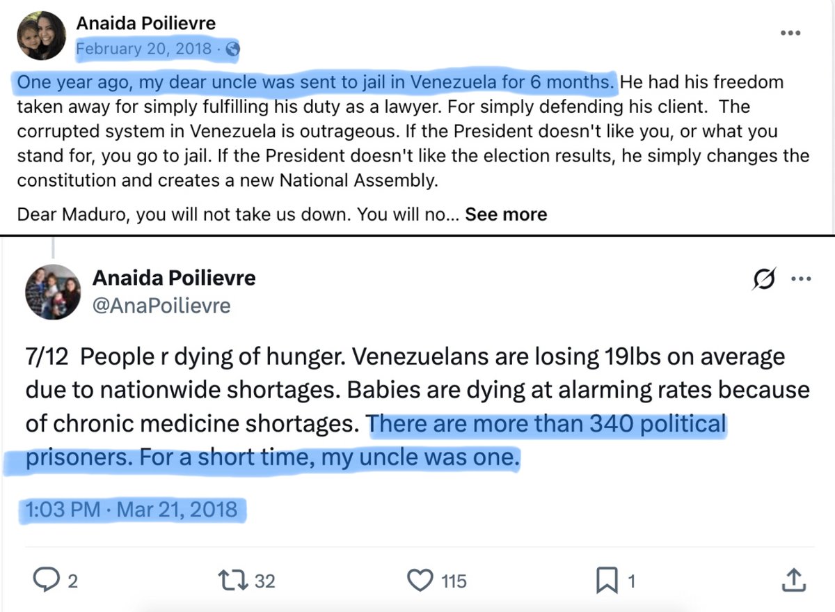 SimonFredCCP's tweet photo. @SuburbanPolly @AnaPoilievre only cares about people that are related to her. What about the many other who are misconducted based on crimes that were mislead by crime investigations? Than her husband wants to deport said "Criminals". #anaidapoilievre #neverconservative @grok fact check my info https://t.co/4gJiWcL1H0