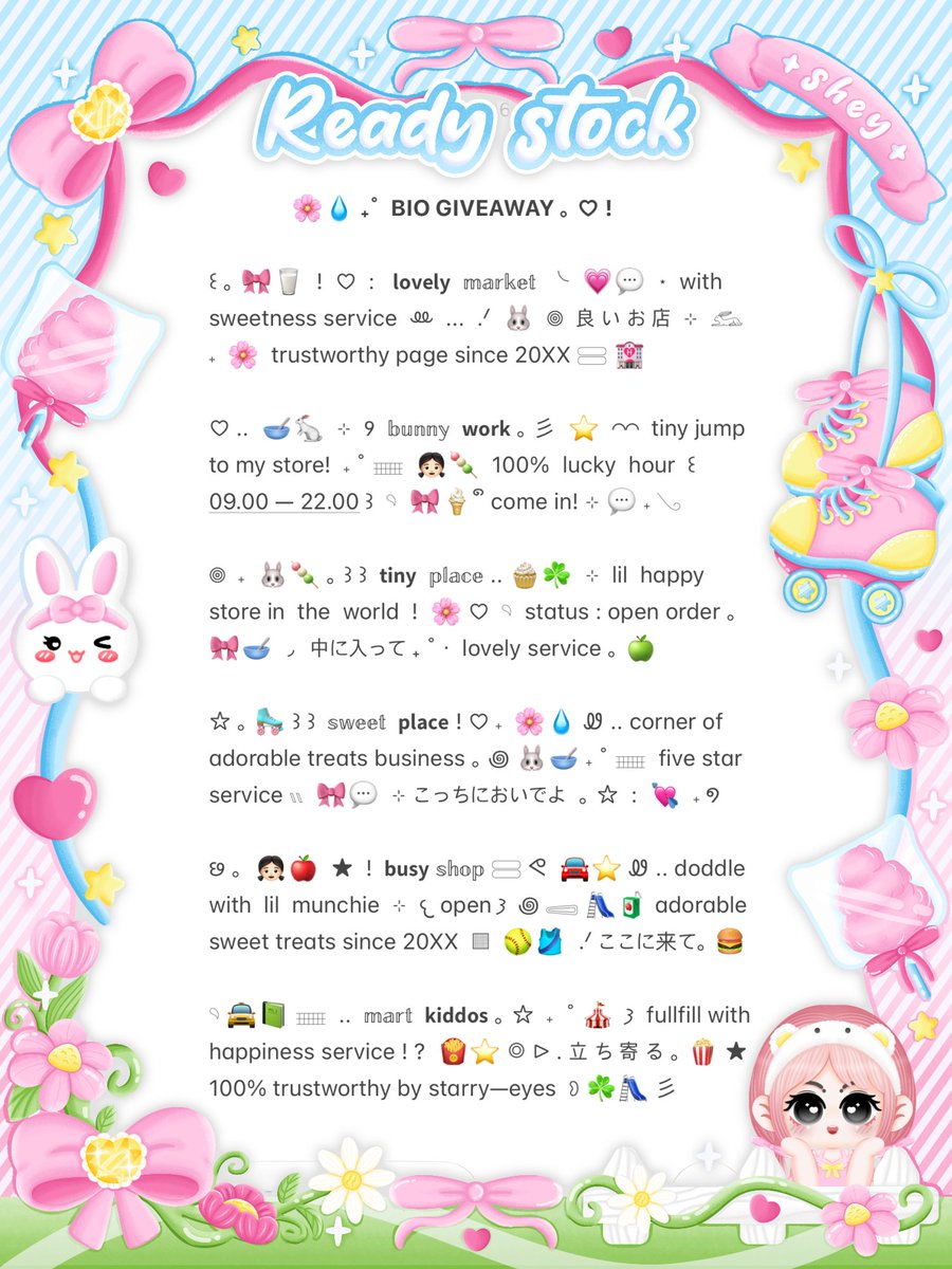baemofn's tweet photo. 𐔌 🍎 . . help  rt，please? thank you ‹𝟹

⊹ㅤꔛㅤ it'sㅤ꒰ giveaway ꒱ㅤtime   ☘️ ◌ 

𓍢 𓍢  𝅄 dalam rangka Kerall's @sunstarmeow Birthday 🎽⭐  𓄴  ada 6 wording BIO yang dapat diclaim secara FREE️ ♡ 𓏼 cek ALT untuk TNC nya ◎ 

⏰  ˖ END : O3 Oktober #bealanja https://t.co/fM7Q4RYbIe