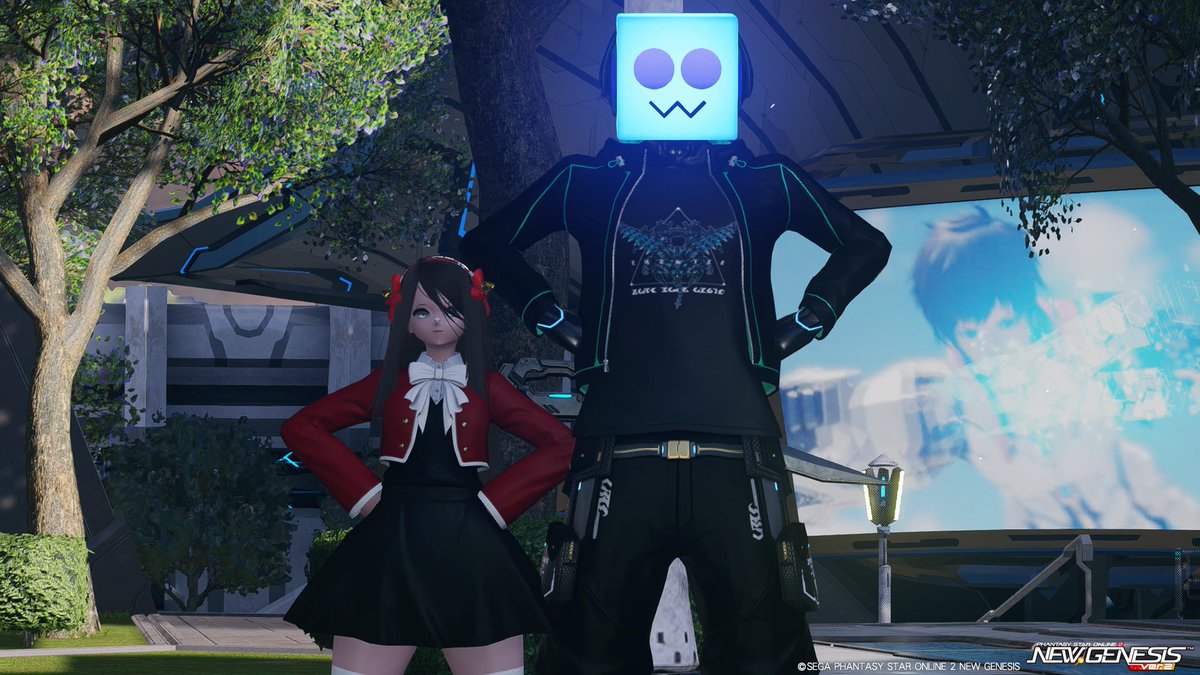 Tony94Yeh's tweet photo. Forgot to post this due to leaving for work in the hurry, here's me and smol friend @Rikka_NGS who happen to be in ship 2 when I was wondering around in ship 2 as well
#PSO2NGS #NGS #PSO2NGS_SS
#PSO2global #PSO2 #PSO2_SS
#RappyMail #ARKSLounge #CubicARKS https://t.co/eijz0U9tNS