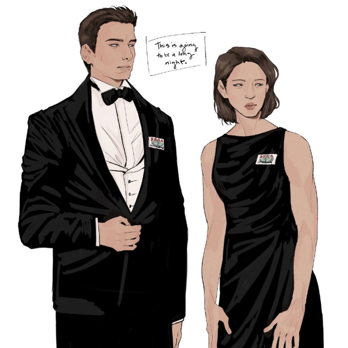 Livfordoodles's tweet photo. BSAA formal https://t.co/pwChSqZUEX