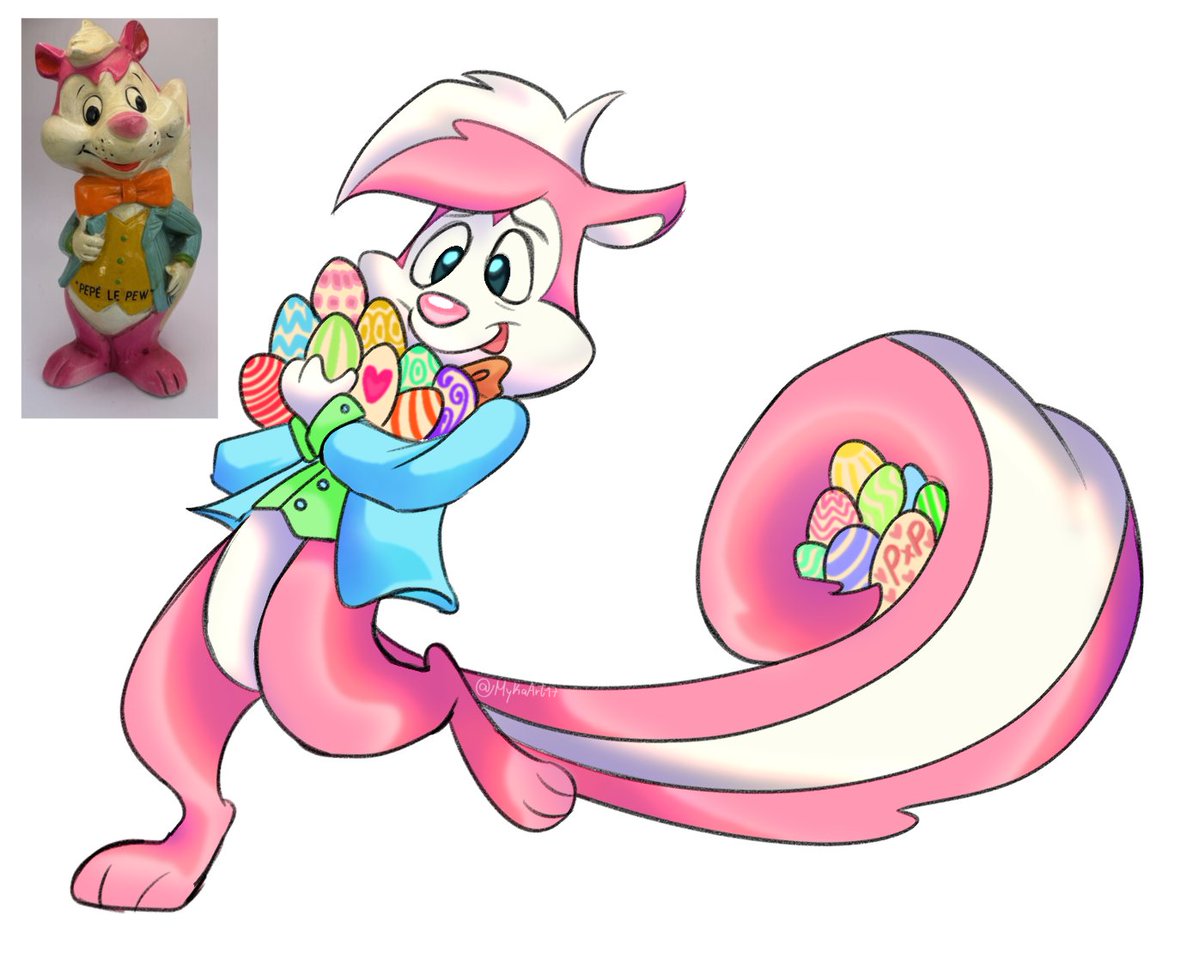 MykaArt17's tweet photo. Pepe le pew rosa me da vibras de Pascua 🦨💗 https://t.co/yYZtsNU0TQ