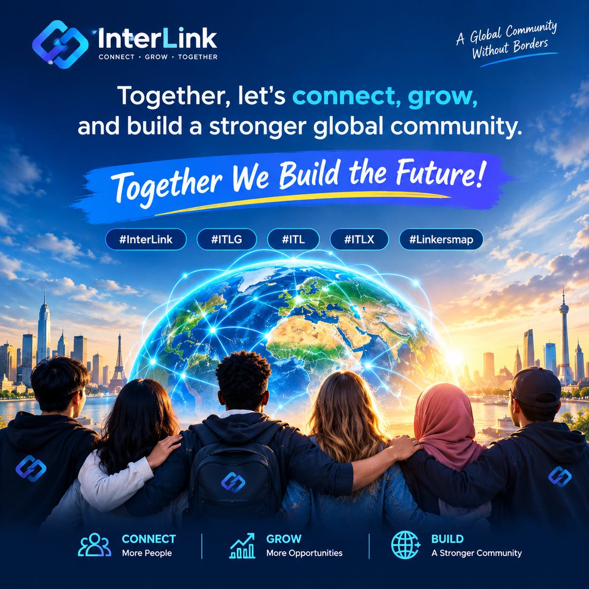 Maxwell20208410's tweet photo. Best Together, let's connect, grow, and build a stronger global community. 
Together We Build the Future! 
#InterLink #ITLG #ITL #ITLX #Linkersmap https://t.co/Kt3wTkm4U7
