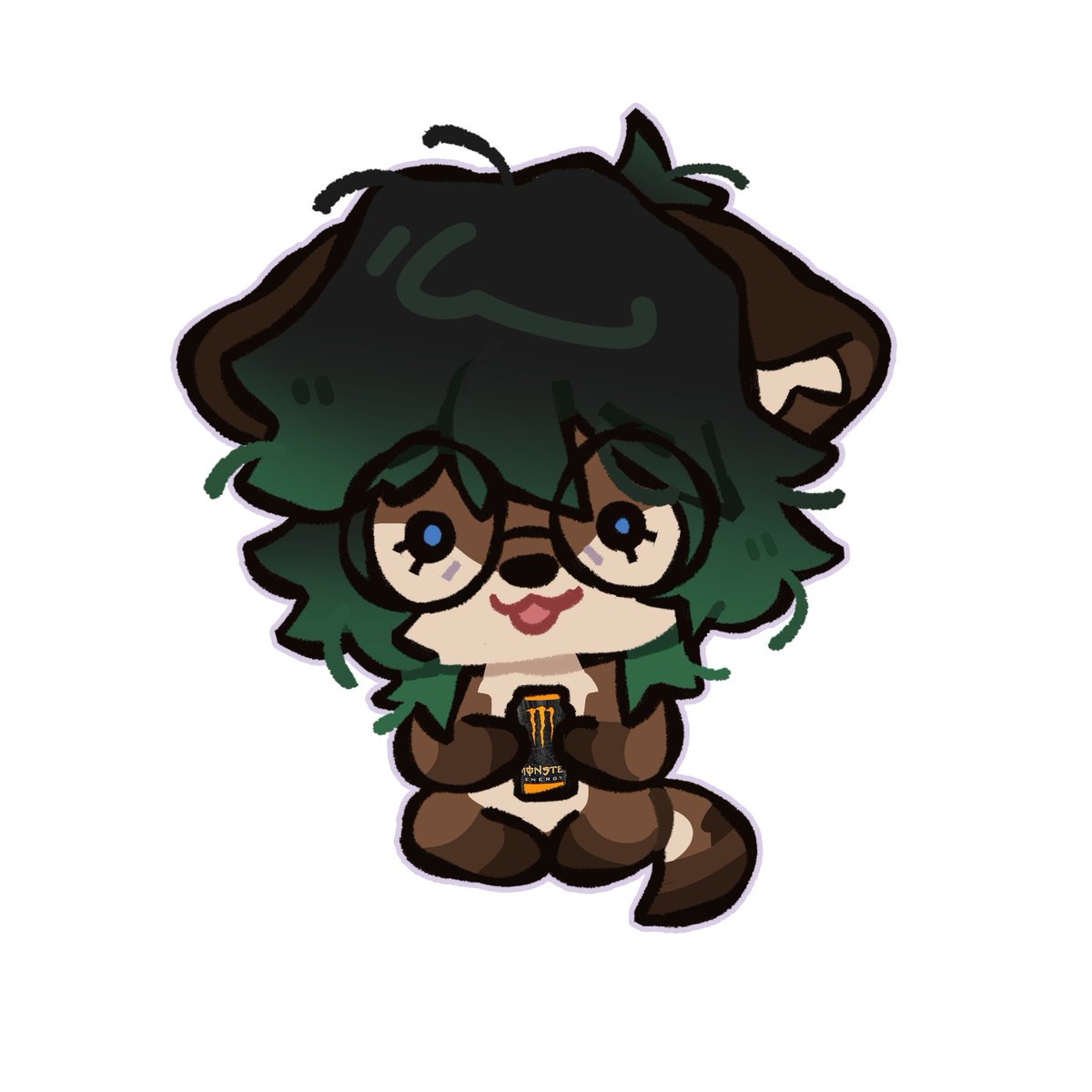 Lark0tter's tweet photo. @CrowParadeArt Otter turned werewolf would be kinda cool 😂 

Thank you for the chance! https://t.co/MFPX5E3KqN