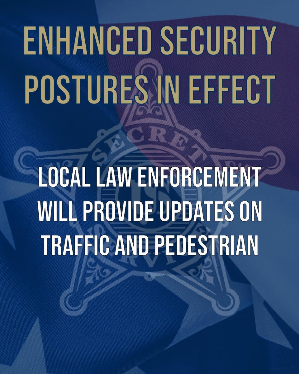 Bandastrelar's tweet photo. Increased Security Posture Near Protected US Secret Service Sites

The US Secret Service is actively following events in Iran and remains in tight coordination with federal and local partners. The agency's protective model is intentionally adaptable ... https://t.co/zWxMURx0h0