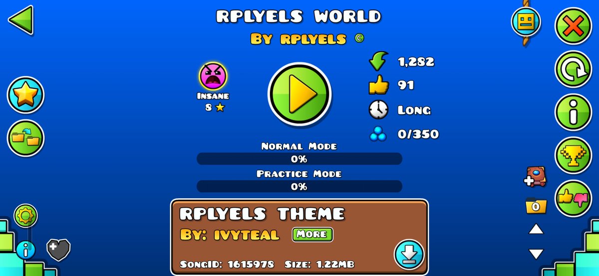 ivyteal_'s tweet photo. first rated level with my song 🎉🎉 first rated rplyels themed level 🎉🎉🎉 first rated level made by rplyels 🎉 first rplyels 🎉🎉🎉 first rated level named rplyels world 🎉🎉 first good rated level 🎉🎉🎉 first featured level using "rplyels theme" 🎉🎉 rplyelssss 🎉🎉🎉 https://t.co/SWwxximJ3i