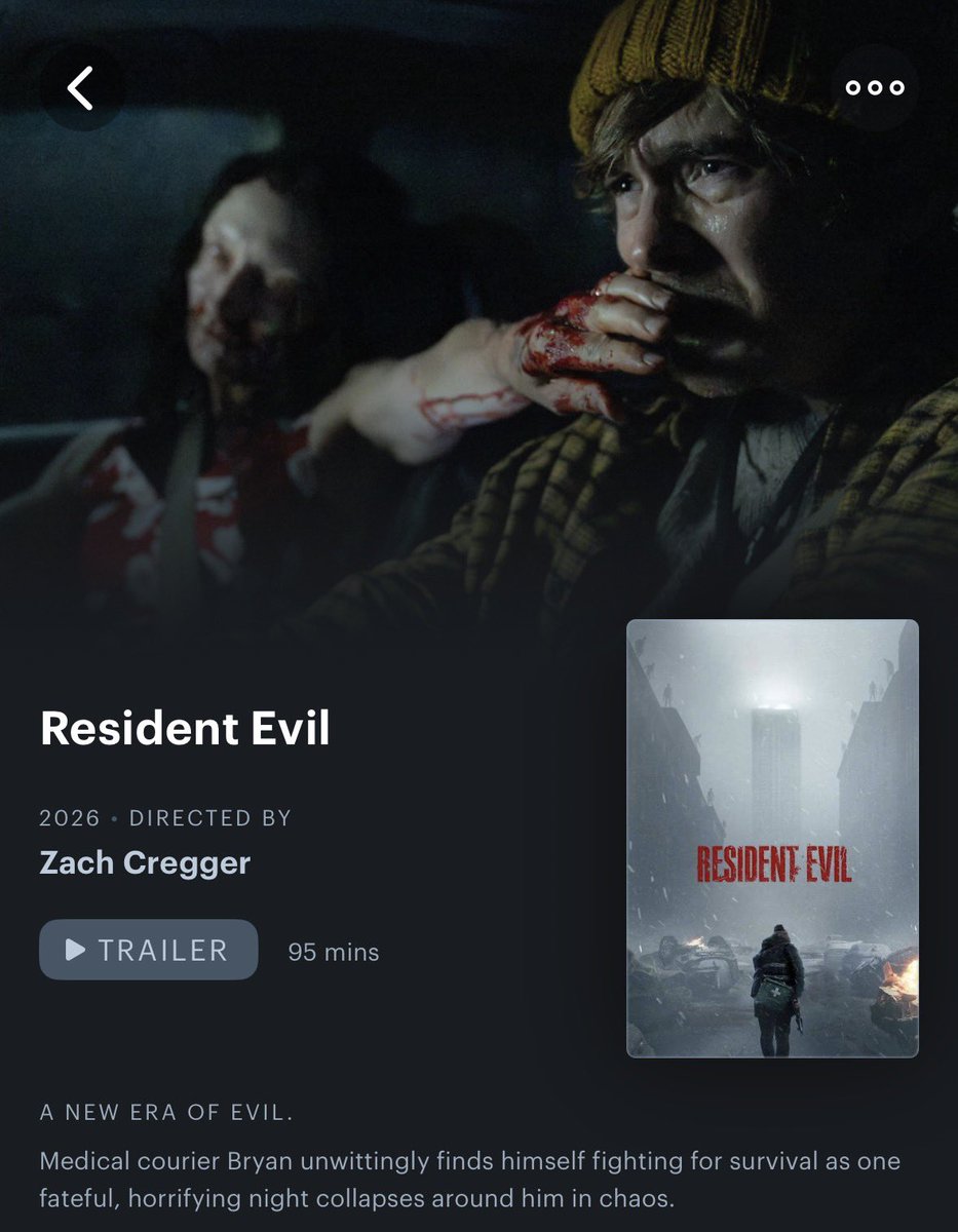 charliwatched's tweet photo. charli xcx watched resident evil (2026) yesterday https://t.co/m5nldJXDHM