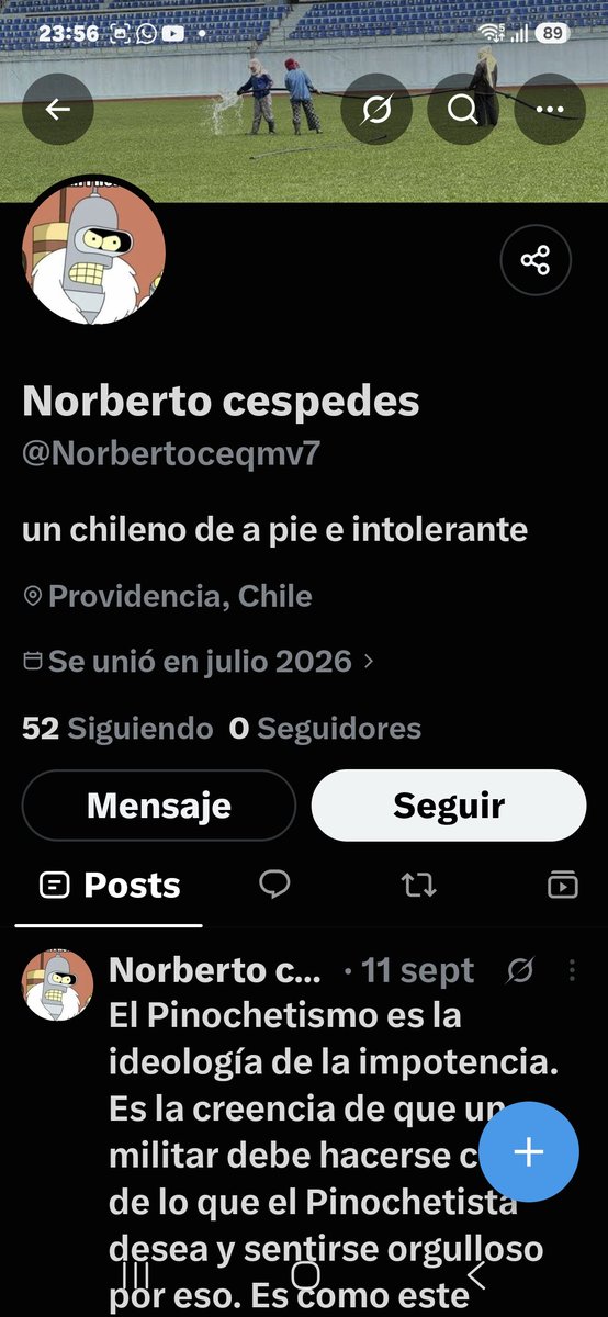 AugustoMedyylu's tweet photo. Miren esta sucia basura inhumana. Un progre inmundo sub-humano que se alegra por la muerte de Carabineros a manos de extranjeros.
 Es chileno el ctm... un traidor a la patria que merece ser quemado vivo. 

Más fracasado y frustrado no puede ser el bastardo qlo. Es un negro-lover. https://t.co/bhfDSQ0Zw7