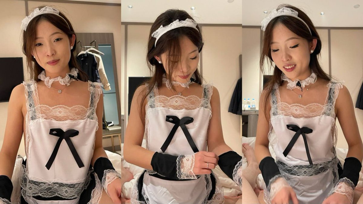 177Rrocha's tweet photo. #按摩小子  河南洛阳清纯嫩妹王甜甜酒店内穿着卡哇伊情趣套装扮演 女仆非常的有诱惑感 https://t.co/Yv66rjXpIk