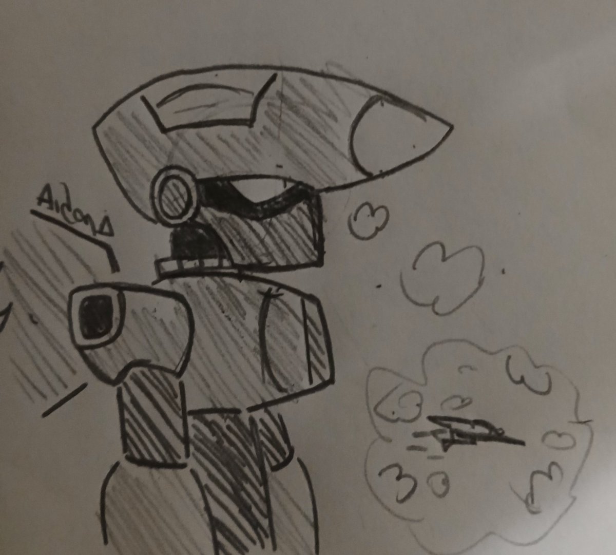 AidanFeemster_'s tweet photo. The Sky | Mega Man Dual Override 
[#art #traditionalart #artmoots #moots #drawing #jetman #megamanDO #rockmanDO #ロックマンDO] https://t.co/kyC4C4QulK