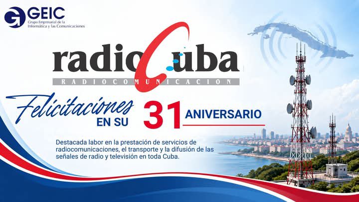 bachiller_diaz2's tweet photo. ¡Feliz aniversario, RadioCuba! 📻🎉 Gracias por un año más de voz, cultura y compañía. A quienes hacen posible la señal cubana: ¡que siga latiendo la imagen y el sonido que nos une! 💙 #RadioCuba #Cuba https://t.co/MGPWImivTh