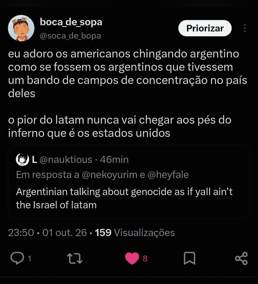 soca_de_bopa's tweet photo. @nauktious 7 likes* excluding mine since i love myself <3

die of cope https://t.co/JD0gRSbJED