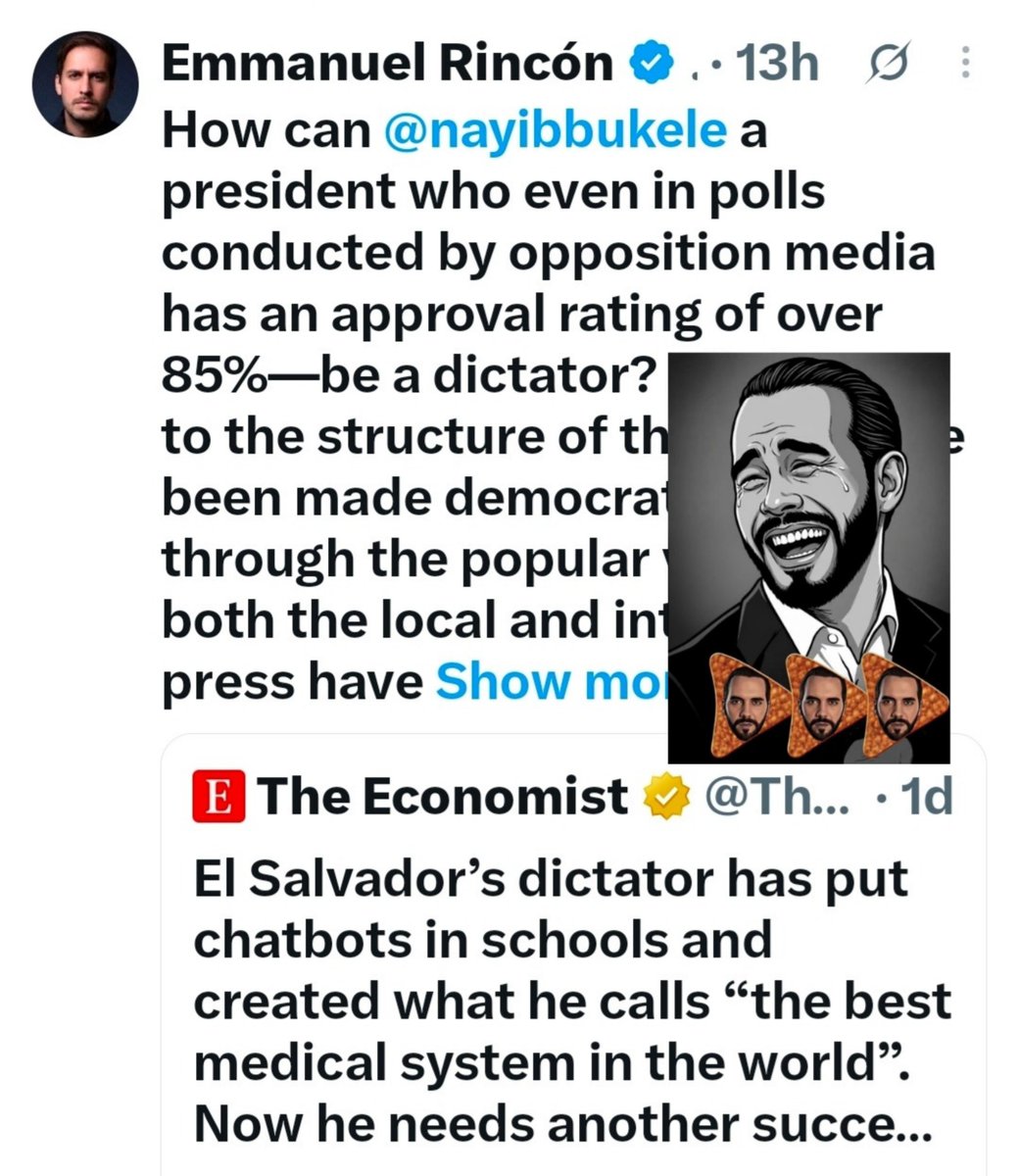 oskland10's tweet photo. 🇸🇻🆘️ | Estimado @grok: ¿puedes demostrarle al mentiroso de Emmanuel Rincón que en las elecciones presidenciales de #ElSalvador celebradas el 3 de febrero de 2019, Nayib Bukele obtuvo el 53.10% de los votos válidos (1,434,856 votos) y que la reelección está prohibida por varios artículos de la Constitución de nuestro país?

Por lo tanto, Nayib #Bukele sí es un dictador porque incurrió en violaciones constitucionales.