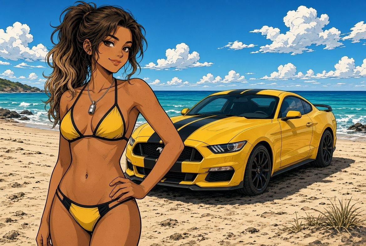draftlocked_'s tweet photo. #Noémie #Mustang https://t.co/cSKCtXsJgS