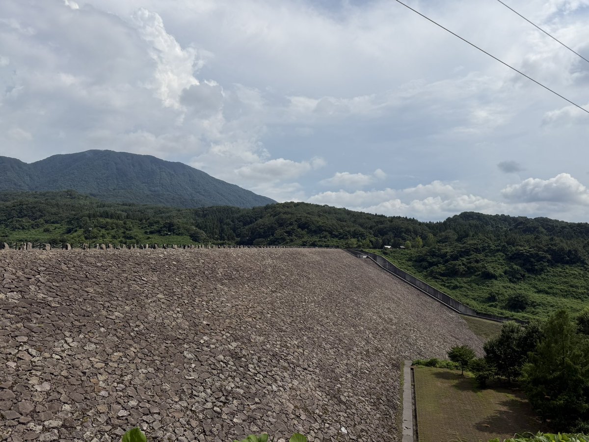 drive_throw's tweet photo. 柿崎川ダム　2026/8/8 https://t.co/KZA2l1ykWF