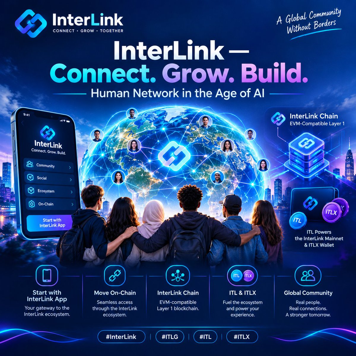 Maxwell20208410's tweet photo. The future of Web3 is being built around stronger connectivity, real-world utility, and community participation.

I’m exploring what @InterLinkNetwork is building and excited to learn more about the InterLink ecosystem. 🚀

#InterLink #ITLG #ITL #ITLX https://t.co/ZGPhaMpOLR