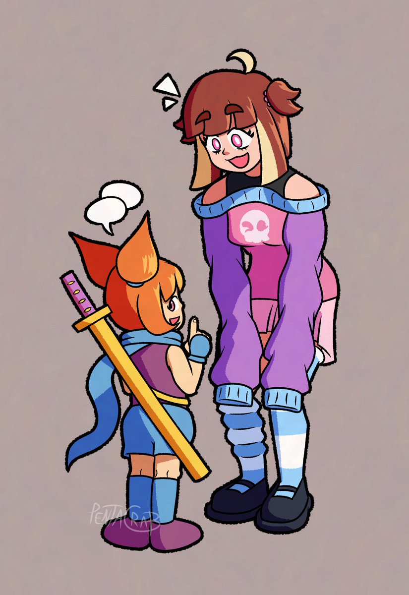 CrabShiitake's tweet photo. What a nice gal, hope she doesn't have a scary killer robot hiding in her back

#qtrewired #warioware https://t.co/49IRCnZqbn