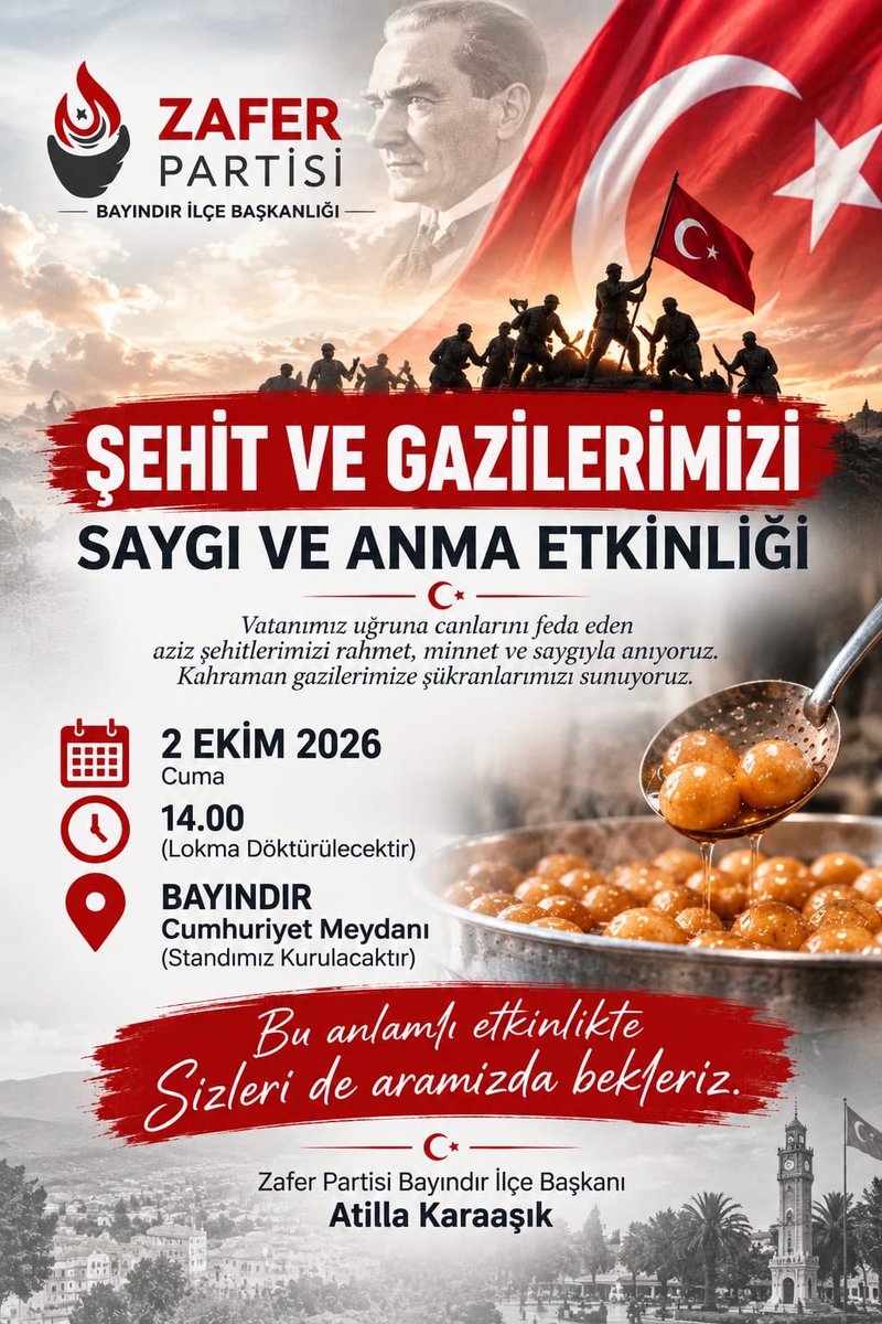 MSBezircilioglu's tweet photo. Bugün Bayındır’dayız..  

@umitozdag 
@zaferpartisi 
@ZaferPartisi_35 https://t.co/siCtMPjrJ9