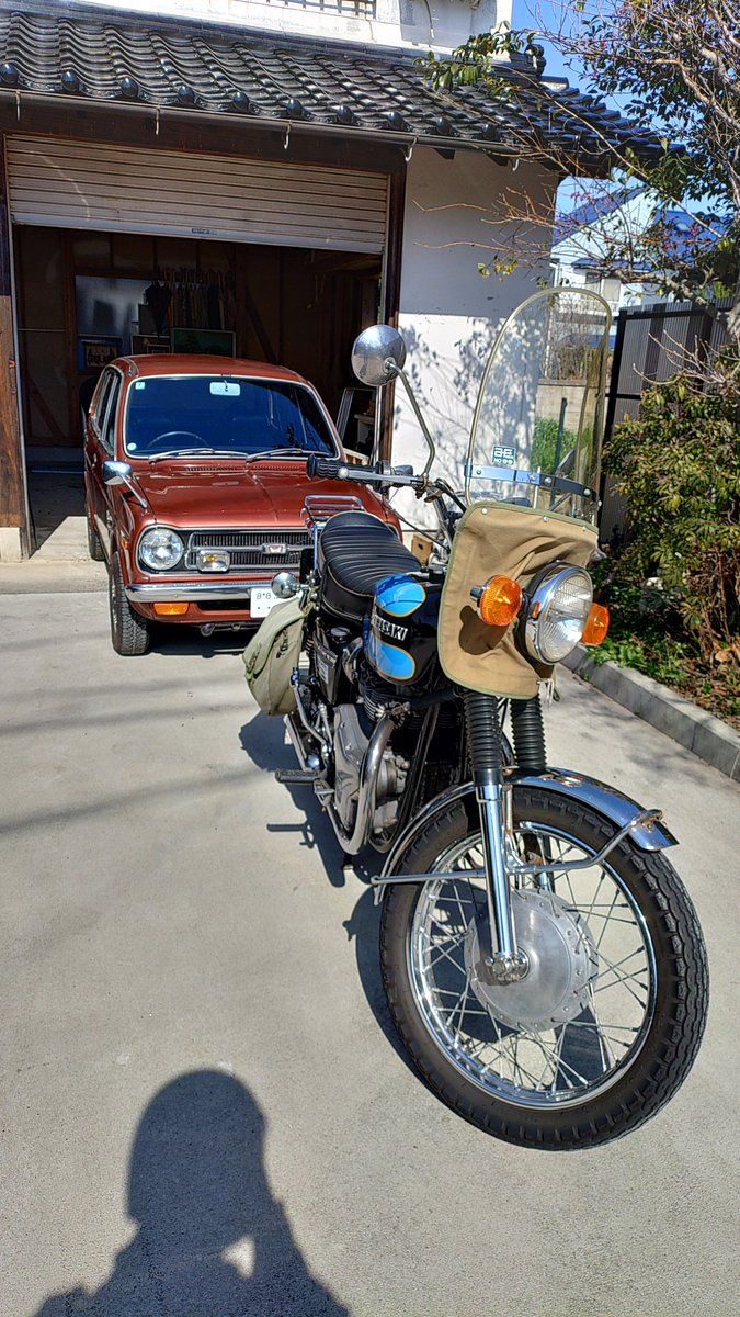 MiniSr400's tweet photo. #毎月2日は2気筒の日 https://t.co/3dA71YAWFi