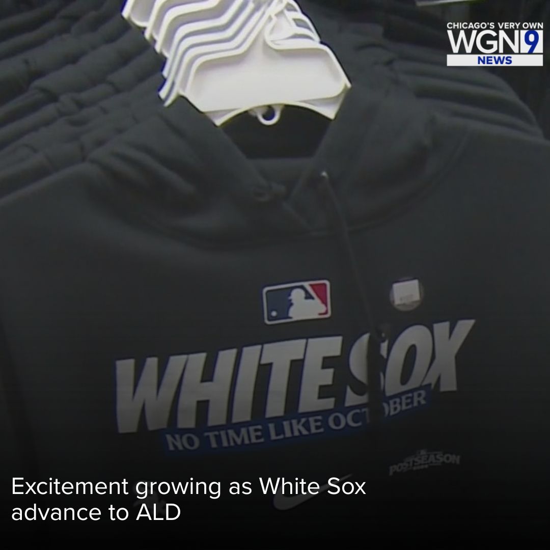 WGNMorningNews's tweet photo. Excitement is brewing in Bridgeport as White Sox fans look forward to the starting of the American League Division Series.

Read more: https://t.co/qk9kA2KRrY https://t.co/ev255U5nk7