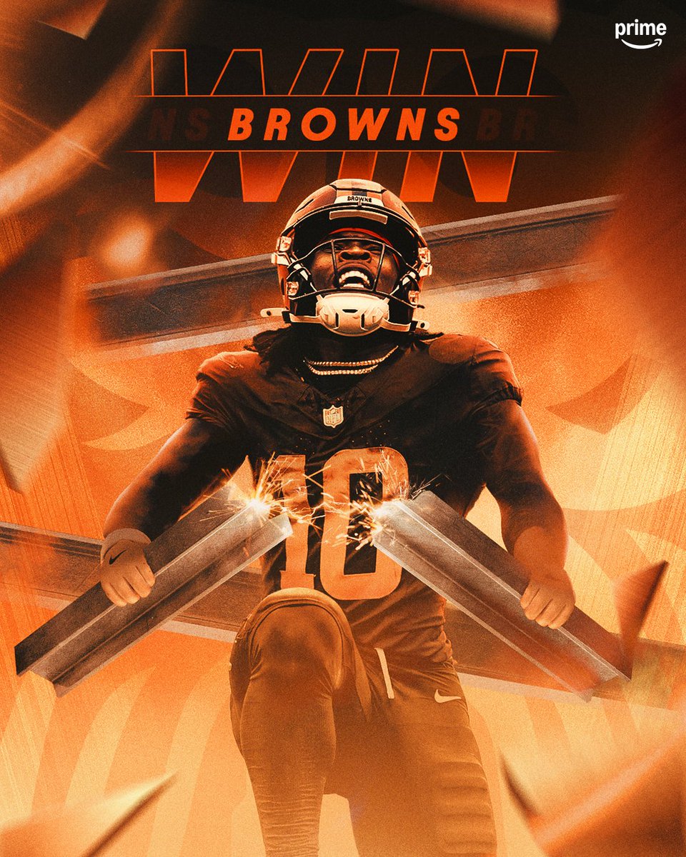 NFLonPrime's tweet photo. Cleveland brought the sparks 💪

#TNFonPrime https://t.co/ZAErPSJDGp