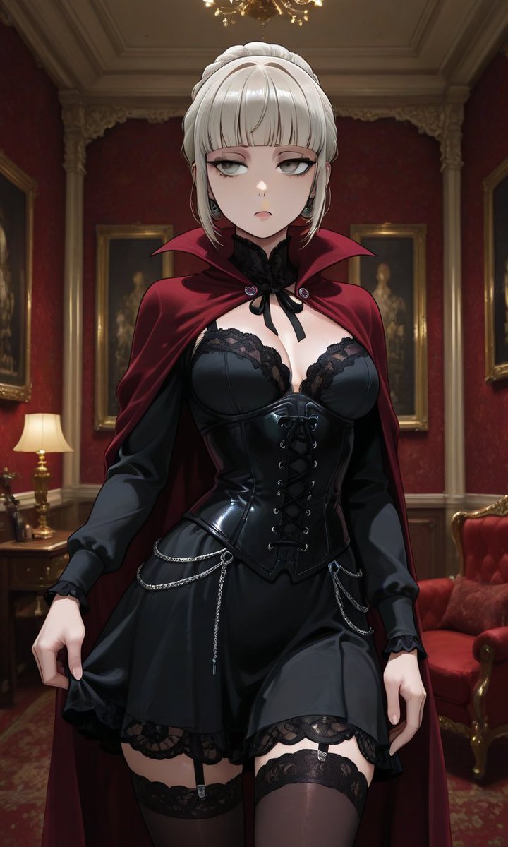 Stoker178's tweet photo. 🩸Crimson Lingerie

Elegance becomes irresistible when wrapped in darkness.

#Merope #Persona5 #Persona5ThePhantomX #VampireAesthetic #Crimson #BlackAndRed #DarkElegance #FantasyFashion #AI #Pixai #Pixaiart https://t.co/N1mpweUR6y