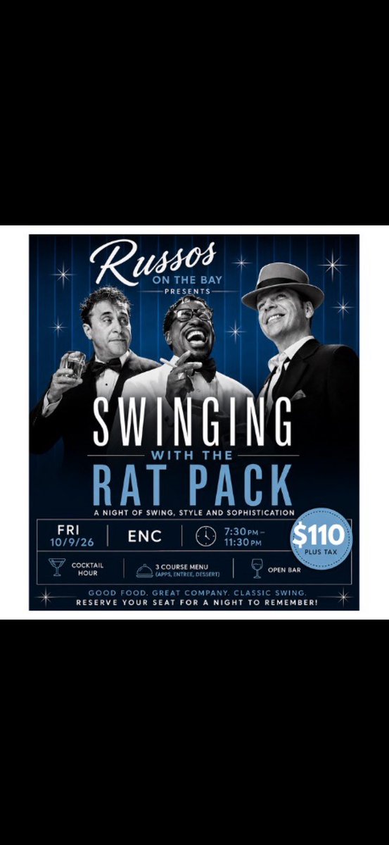 SwingingRatPack's tweet photo. Who's ready to swing this month?? #ratpacktribute #franksinatratribute #deanmartintribute #sammydavisjr https://t.co/sahRfHGKBq