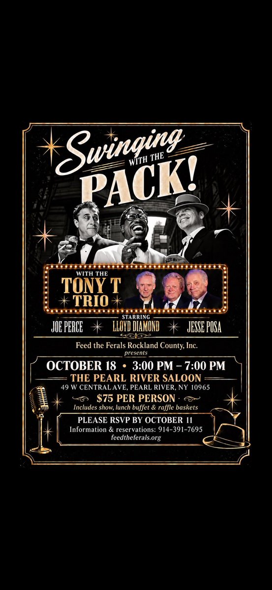 SwingingRatPack's tweet photo. Who's ready to swing this month?? #ratpacktribute #franksinatratribute #deanmartintribute #sammydavisjr https://t.co/sahRfHGKBq