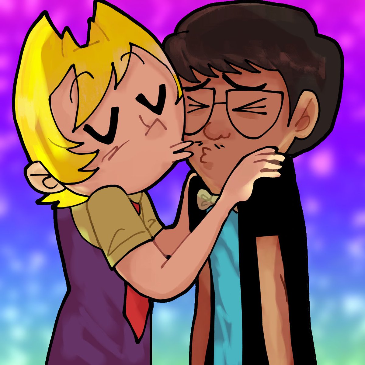 Eddgump's tweet photo. First Kiss #ElisYumetober2026 #CrashZoom https://t.co/pNT1FQGcyU