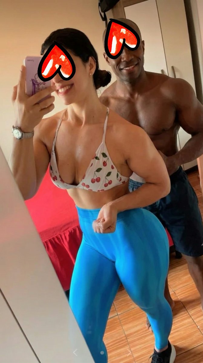 AlfaDomina1's tweet photo. Levou o negro para casa, depois que ajudou ela no treino, chegou a hora de por esse pau negro nessa buceta braquinha. https://t.co/XII0WZdji3