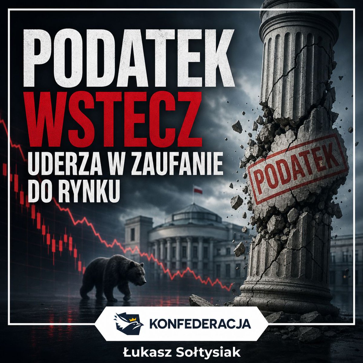 Soltysiak_L's tweet photo. 🚨 Podatek wstecz niszczy zaufanie do państwa.

Budżet trzeba naprawiać niższymi wydatkami i stabilnym prawem, nie sygnałem: „zarobiłeś za dużo, więc zmieniamy zasady”.

#Podatki #Giełda

https://t.co/pGAMWurTC4 https://t.co/5g4PrGySKI