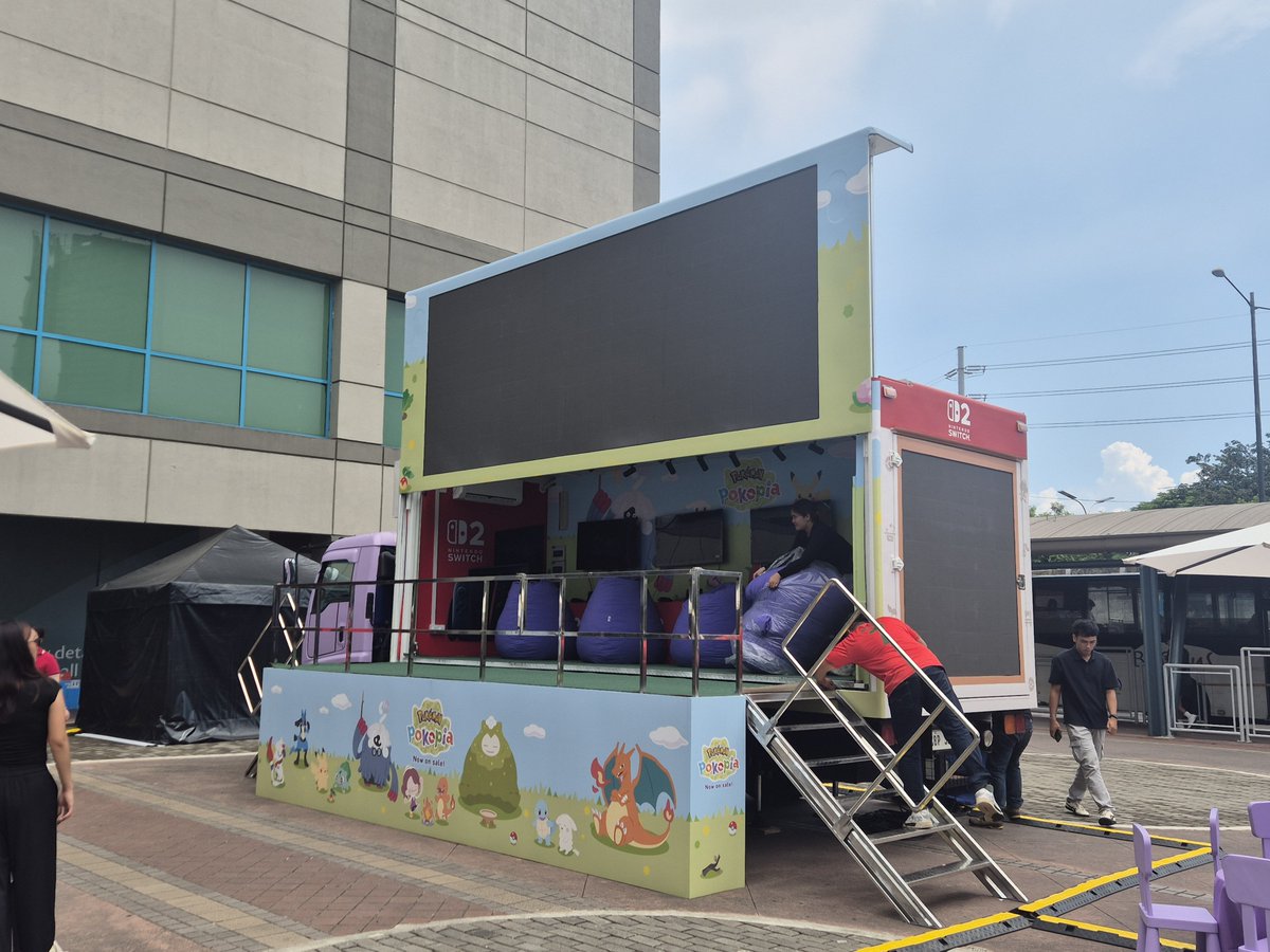 OoCPokemon's tweet photo. The Pokopia Truck has landed in The Philippines! 

Anyone can attend to try the game for free and participate in activities planned for the day! https://t.co/n9524VpKuy