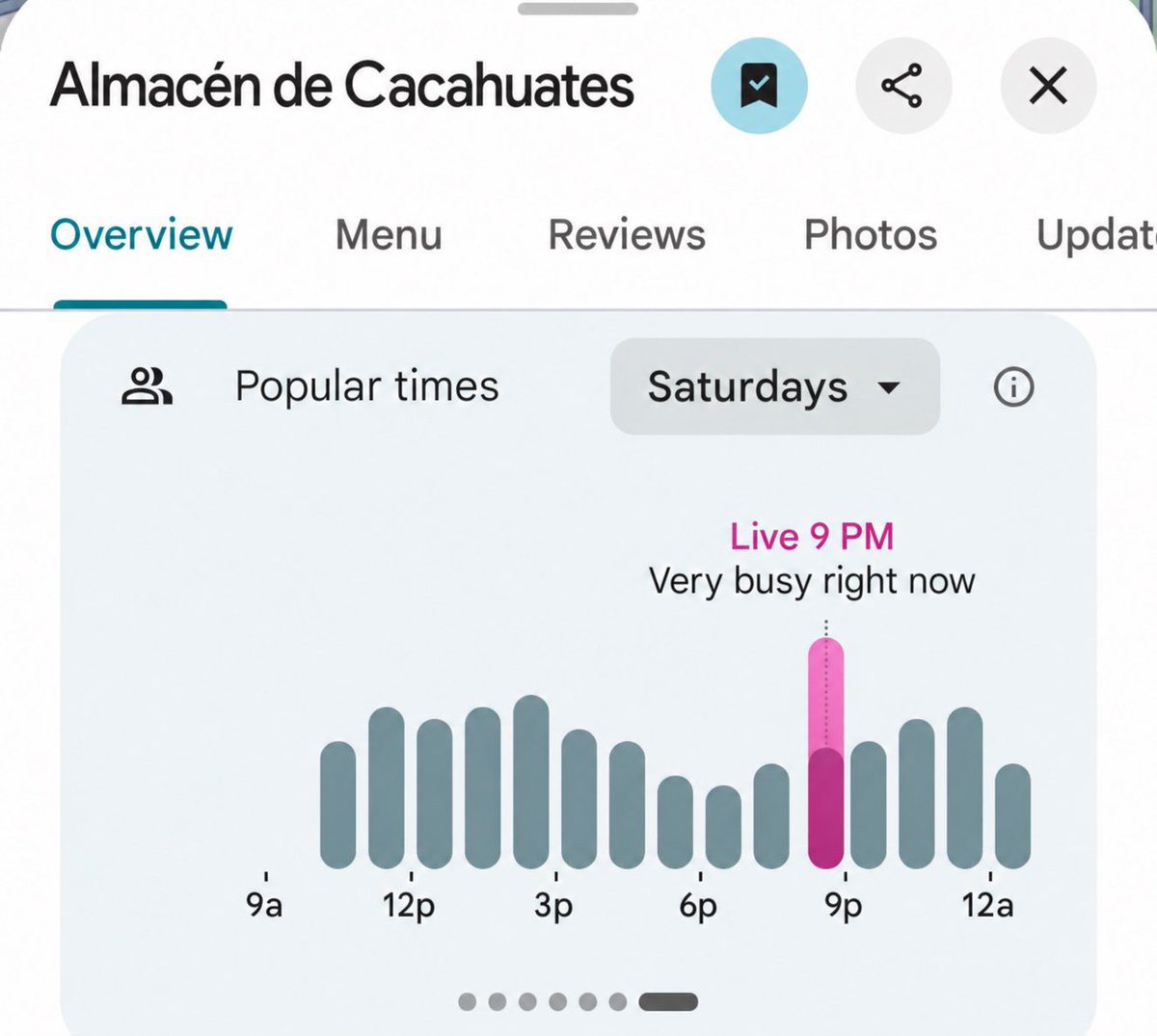 Voyager_Dos's tweet photo. El negocio de cacahuates (que también es antro gay) más cercano a la Secretaría de Relaciones Exteriores aparece como VERY BUSY en Google maps https://t.co/cd6M7rHY21