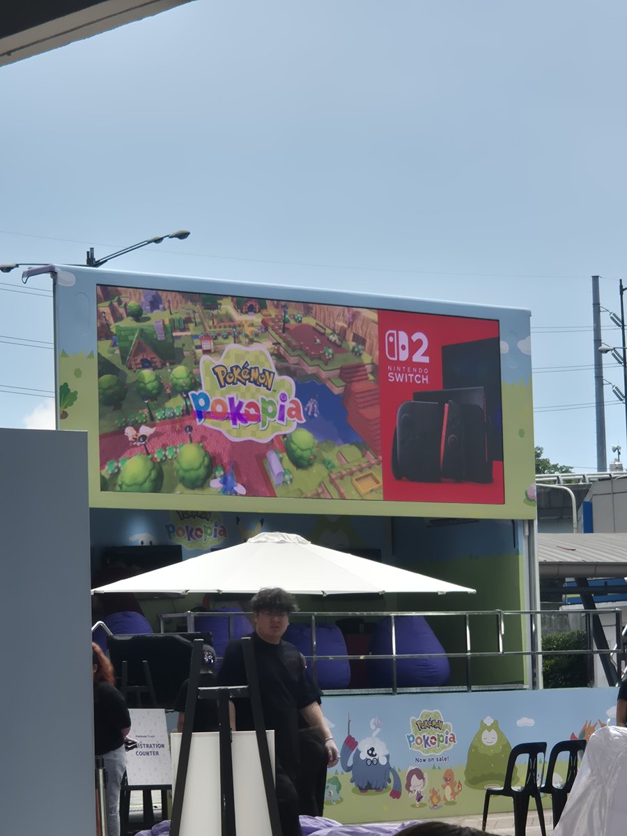 OoCPokemon's tweet photo. The Pokopia Truck has landed in The Philippines! 

Anyone can attend to try the game for free and participate in activities planned for the day! https://t.co/n9524VpKuy
