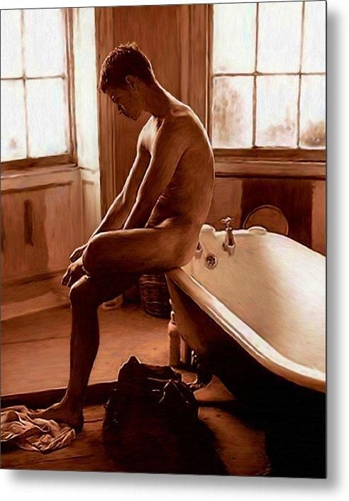 troycap's tweet photo. Man and Bath — thanks to my friend in Gloucester, Virginia for purchasing this lovely metal original art print. The metal finish delivers vivid color and long-lasting durability; I can’t wait to see it on their wall: https://t.co/rdxfn5Lr3v #Art #MetalPrint https://t.co/t9eDbCL2ql