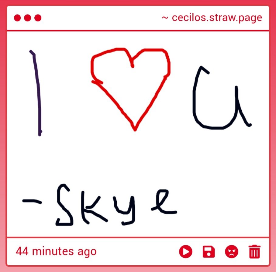 phorcephem's tweet photo. SKYE I LOVE YOU TOO 😭😭😭 https://t.co/9UHrA6tDjj