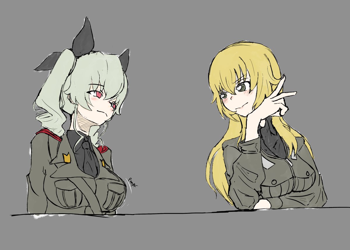 MizoreRS's tweet photo. wip: anzio girls may be a bit top heavy https://t.co/DX2O1OA71F