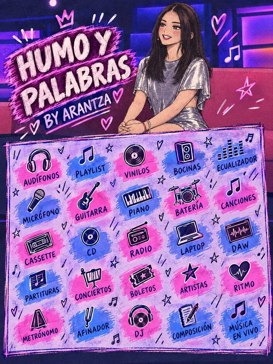 velcharm's tweet photo. TENDENCIA RAPIDA! 💜

—comenta TODAS las palabras que aparecen en la imagen con la frase:

HUMO Y PALABRAS BY ARANTZA

#TeamArantza https://t.co/lacR4tSC5y