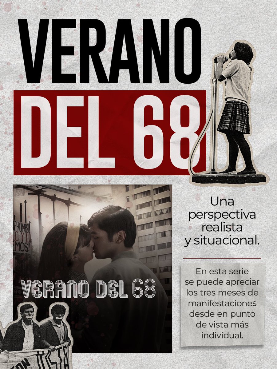 mxplus_tv's tweet photo. 58 años de la impunidad más grande de México. 📖

Este #2DeOctubre recordamos las pérdidas y recordamos la violencia que sufrió el Movimiento Estudiantil de 1968, una tragedia que pudo ser corregida si el autoritarismo no hubiera sido ejercido. 🪖🚫

📲 En #MxPlus te invitamos a investigar y conocer toda la historia y las perspectivas de esta fecha tan importante, así que dale play a la lucha y el duelo. ✊

https://t.co/cgwPkJOB7J
