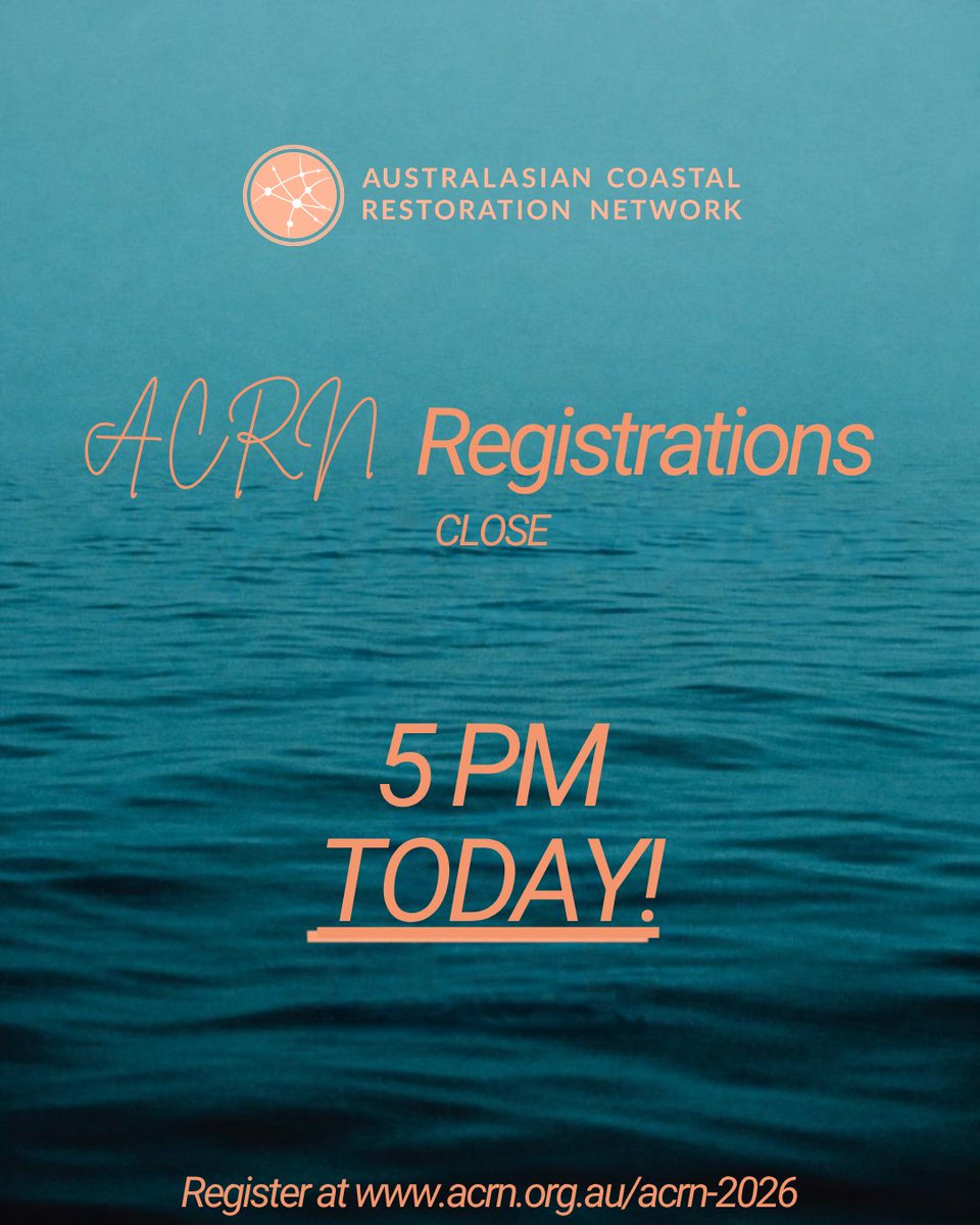 AusCoastRestore's tweet photo. ACRN'26 registrations close TODAY
Need convincing to register? Hear from ACRN2025's Indigenous delegates ๐๐คโค๏ธ
Thanks to this year's Indigenous Working Group, the Indigenous Session is not to be missed! ๐ฅ๐ชตโ๏ธ๐ค
#Aboriginal #TorresStraitIslander #Mฤori #Pasifika #KaurnaCountry https://t.co/QrSjI7i9XF