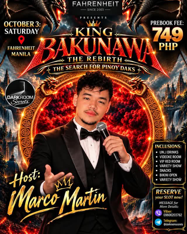 Marco_Martin12's tweet photo. Let’s start this month with a BANG! 🔥

DRS Events has got you covered! Catch us tomorrow, October 3, at Fahrenheit for a night you definitely don’t want to miss! 🎉🔥

Reserve your slot now and come party with us. See y’all there! 👀✨

#HostMarco #Marcofied #DRS #Fahrenheit https://t.co/97HICyD32t