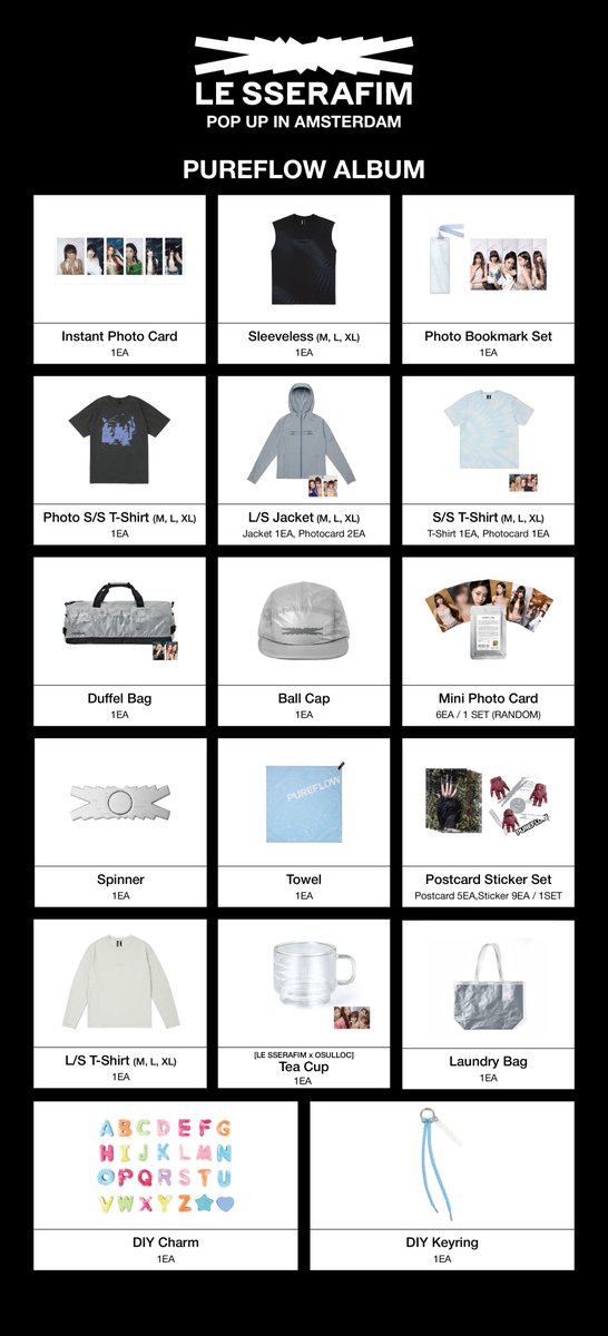 KPOPMERCH_POPUP's tweet photo. LE SSERAFIM POP UP in AMSTERDAM

📢 MERCH LIST

📆 2026.10.10 (Sat) - 2026.10.20 (Tue)
⏰ Mon–Wed, Fri–Sat 10:00–19:00 (CEST)
       Thu 10:00–21:00 (CEST)
        Sun 11:00–19:00 (CEST)
📍 Magna Plaza, Nieuwezijds Voorburgwal 182I, 1012 SJ Amsterdam, Nederland

#르세라핌 #LE_SSERAFIM
#LE_SSERAFIM_POP_UP