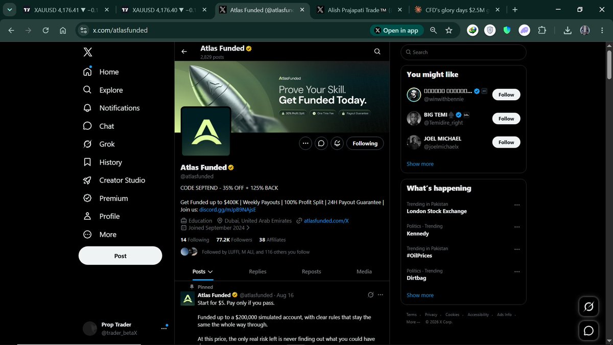 Maaxawan's tweet photo. @PipsCabal I’d love to see a built-in advanced trading journal with automatic trade tracking, performance analytics, and detailed statistics to help traders identify mistakes and improve consistently. 🚀 https://t.co/YaLyb6crBN