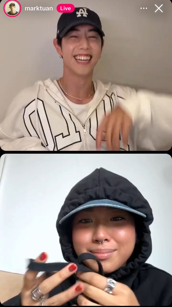MTPilipinas's tweet photo. MILLI joined Mark’s IG live ❤️

NIGHTLIGHT BY MARK TUAN FEAT. MILLI 
#NIGHTLIGHT_OUTNOW https://t.co/Pv0onXktWq