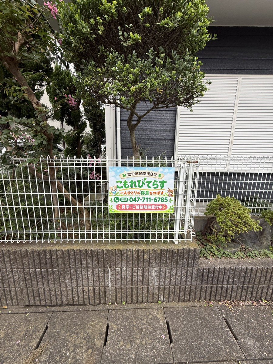 starmooncosmos's tweet photo. 🌿こもれびてらす

戸建てのふつうのおうちが
こもれびてらすです🏘️
こちらの看板を目��に
お越しください✨

#就労支援
#就労継続支援B型
#松戸
#柏
#流山
#北小金
#南流山 https://t.co/R2PiMcKtql