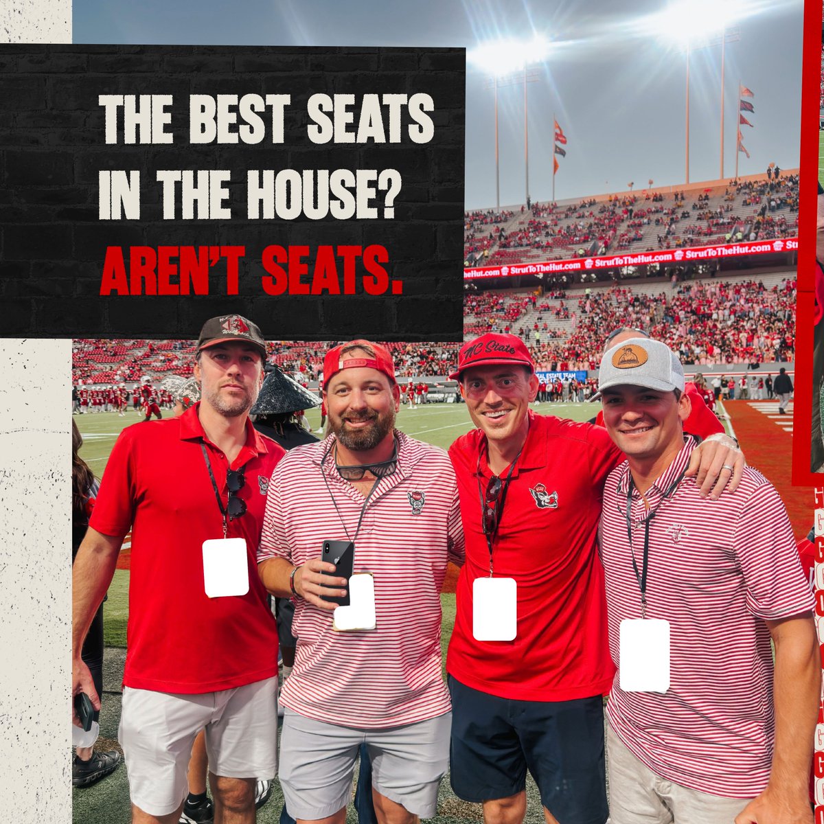 OnePackNIL's tweet photo. You’ve had the matchup circled. How about a different view of it? 🐺

Louisville comes to town this weekend, and these photos are a little inspiration: a few of our 1Pack members (and future members 👀) on the sidelines during last week’s win over App State.

Next time, that could be you.

Becoming a 1Pack member helps support NC State student-athletes while opening the door to exclusive experiences that bring you closer to the Pack. Big game-day memories, with a purpose that lasts beyond the final whistle.

Contact our team today to see what your membership could unlock, starting with opportunities around this weekend’s matchup.

Run with 1Pack: https://t.co/kkVxzXOSHc

#GoPack #1Pack @PackAthletics @PackFootball