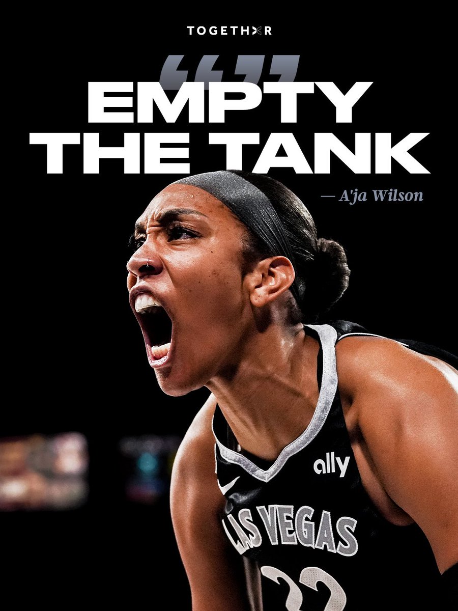 togethxr's tweet photo. A’ja and the @LVAces were all gas in Game 3 ⛽️ https://t.co/ap7XWOAOp6