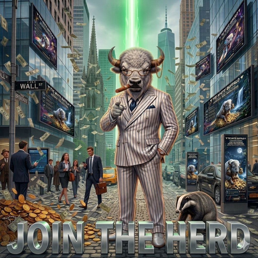 Emma_511_'s tweet photo. 🐃 THE WHITE BUFFALO 🐃
       https://t.co/wIDj9LCV0J
     Help us get verified dop in and                give us a like $WWB 
Rare. Wild. Unforgettable. 🤍🐃

A community built around something truly different.

No hype. No complicated story.
Just the legend, the community, and the journey. 👀

The legend has been spotted. 🐃

CA: 5T7V8epXn2LeoyxqzkWa1pPStJGGQ2i3cQiUQvw8pump
Supply: 1B | Chain: Solana ⚡

🌐 Telegram: https://t.co/An6xOy81KU
𝕏 X: https://t.co/GYnJWv4KzU
https://t.co/OthCwg1ftM
THE WHITE BUFFALO
Rare by nature. Wild by choice. 🐃🤍
NFA DYOR||