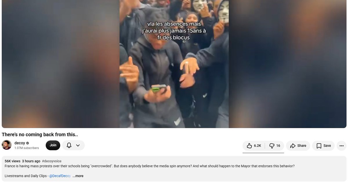 miumiuzen0's tweet photo. @Arkunir Et penser à faire des compilations sans tordre la vérité, il n'y a pas moyen qu'on laisse des influenceurs américains se foutre de la gueule des francais et pondre des vidéos de gros racistes comme ça. https://t.co/ZemgCJWkgj
