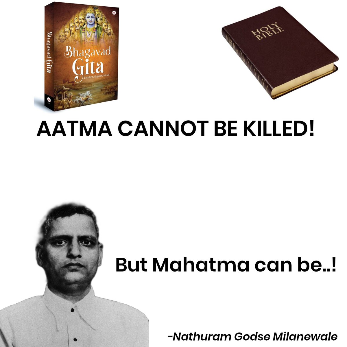 homelander_yyy's tweet photo. Chad Nathuram Godse 🐐 https://t.co/MTu1PdfUsy