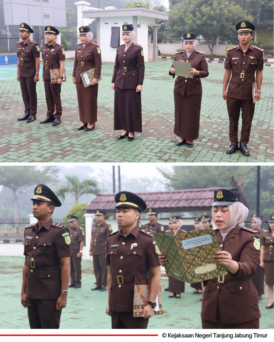 KejariTanjabTim's tweet photo. Pada Kamis, 1 Oktober 2026 pukul 07.15 WIB, bertempat di Kantor Kejaksaan Negeri Tanjung Jabung Timur, telah dilaksanakan Upacara Peringatan Hari Kesaktian Pancasila Tahun 2026.

Upacara dipimpin oleh Kepala Kejaksaan Negeri Tanjung Jabung Timur, Anto Widi Nugroho, S.H. https://t.co/GDi0lTIAFv